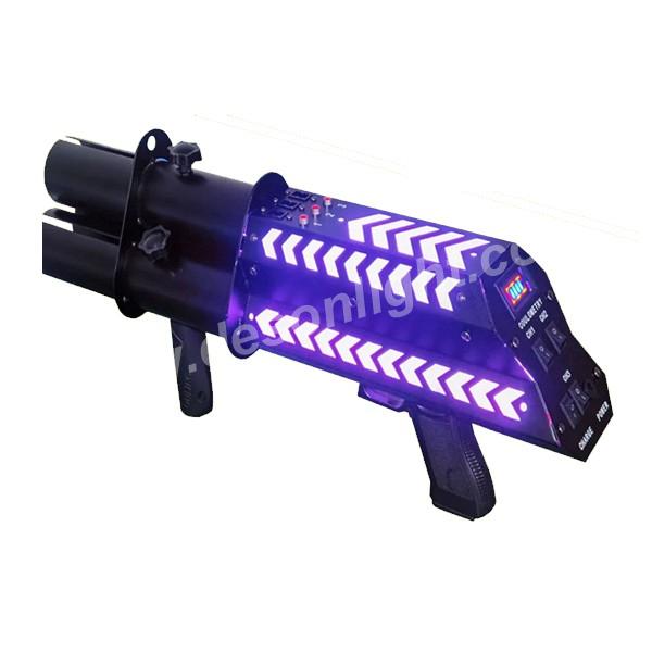 LED luminous 3heads electronic firework gun