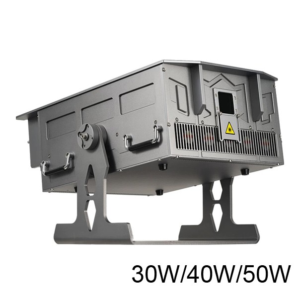 Outdoor 20W 30W 40W colorful RGB animational laser beam light 