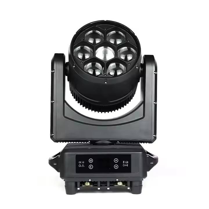 Outdoor 7x60w RGBW LED Zoom Beam Wash Moving Head Bee Eye light Ip65 Waterproof 