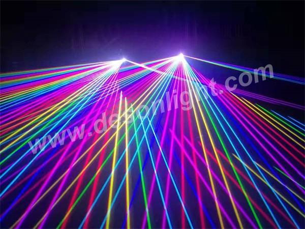 Programmable 6w Animation RGB Scanner Stage Laser Light