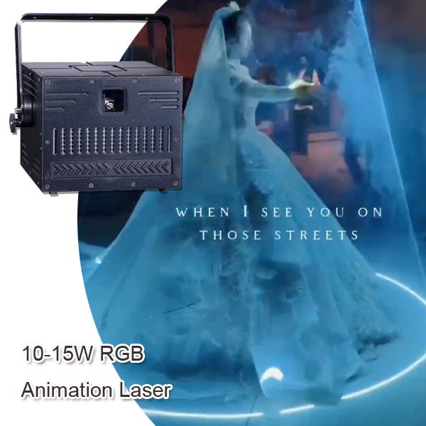 RGB 10W-15W full-color animation laser disco dj light 