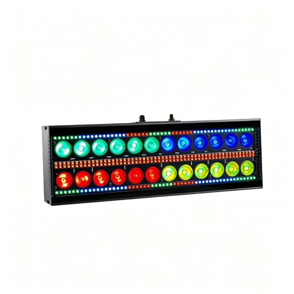RGB 3in1 Segments Pixel Control Thunder Strobe Light 