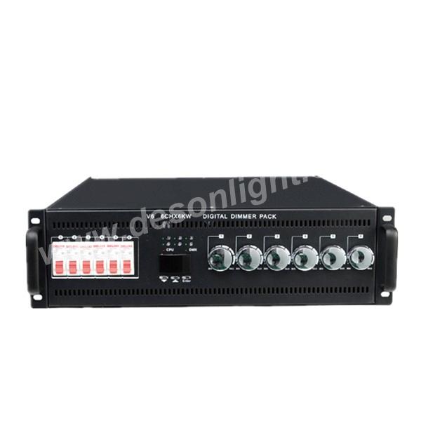 DMX512 6x6kw Digital Dimmer Pack