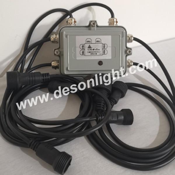 Waterproof DMX512 signal 2-way mini amplifier