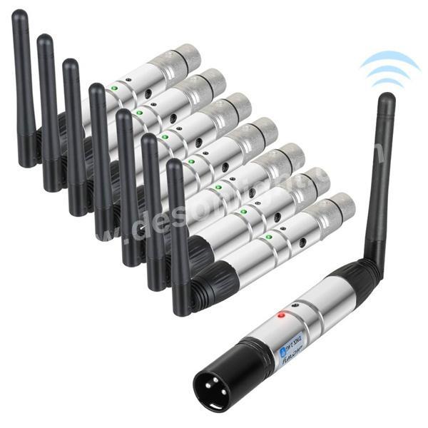 2.4G XLR wireless dmx sender & receiver