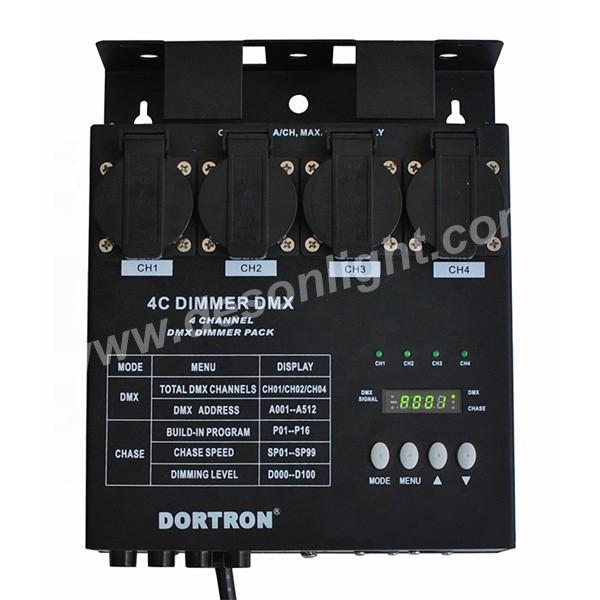 4 channel 2KW dmx dimmer pack